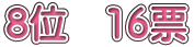 8�ʁ@16�[