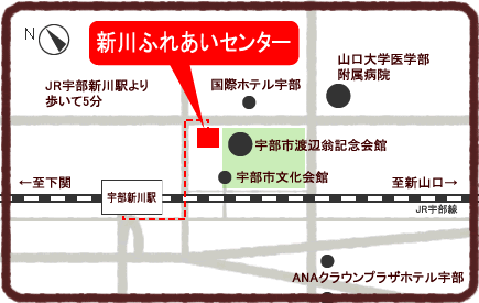 新川ふれあいセンターの地図