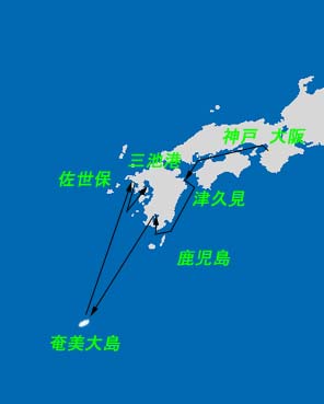地図奄美大島