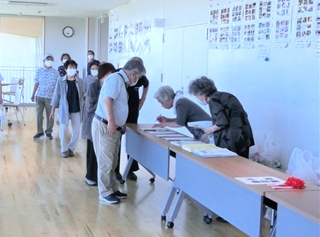 受付の様子