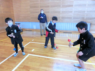 学童とけん玉