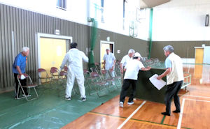 ねんりん大運動会準備