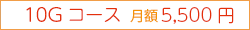 10Gコース 月額 5,500円