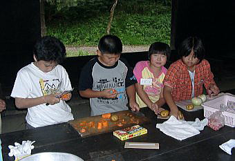 野外炊飯